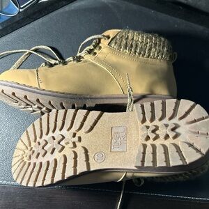 Time and Tru Tan Heeled Boots